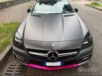 Usata Mercedes SLK200 AMG 184 CV (135 kW) 2013 Nero Cabrio