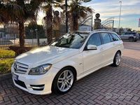 Usata Mercedes C250 Avantgarde 203 CV (149 kW) 2012 Bianco Station wagon