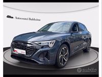 Usata Audi Q8 e-tron Advanced 300 kW (408 CV) 2024 Blu plasma metallizzato SUV