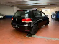 Usata VW Golf VI 80 CV (58 kW) 2010 Nero Utilitaria