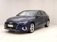 Usata Audi A3 Advanced 150 CV (110 kW) 2021 Blu/azzurro Berlina