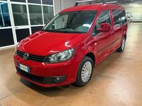 Usata VW Caddy Maxi Trendline 102 CV (75 kW) 2011 Rosso Monovolume