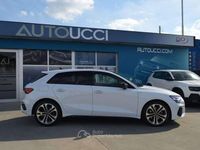 Usata Audi A3 S-Line 200 CV (147 kW) 2022 Bianco glacier Berlina