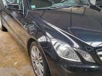 Usata Mercedes E250 Executive 204 CV (150 kW) 2012 Nero Cabrio