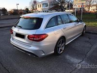 Begagnad Mercedes C220 AMG line 170 HK (125 kW) 2017 Grå Kombi