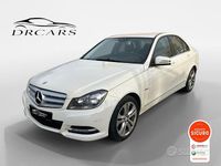 Usata Mercedes C180 Avantgarde 183 CV (134 kW) 2012 Bianco Berlina