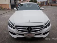 Usata Mercedes C220 170 CV (125 kW) 2016 Bianco polare Berlina