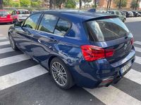 Usata BMW 114 Advantage 95 CV (69 kW) 2018 Blu/azzurro Utilitaria
