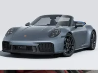 Nuova Porsche 911 Carrera 4 GTS 2026 Grigio vanadio metallizzato/capote blu Cabrio
