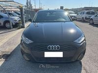 Usata Audi A3 Advanced 131 CV (96 kW) 2020 Nero Berlina