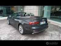 Usata Audi A5 Cabriolet Advanced 190 CV (139 kW) 2020 Grigio scuro pastello Cabrio