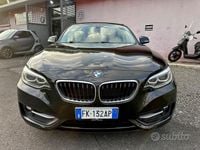 Usata BMW 218 Sport Line 149 CV (109 kW) 2017 Nero Coupé