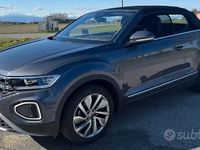 Usata VW T-Roc Cabriolet Style 150 CV (110 kW) 2023 Grigio Cabrio