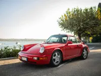 Usata Porsche 964 260 CV (191 kW) 1994 Rosso Cabrio