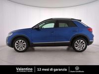 Usata VW T-Roc Style 110 CV (80 kW) 2022 Blu/azzurro SUV