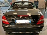 Usata Mercedes SLK200 163 CV (119 kW) 2005 Nero Cabrio