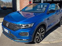 Usata VW T-Roc Cabriolet R-line 150 CV (110 kW) 2020 Blu Cabrio