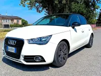 Usata Audi A1 Attraction 90 CV (66 kW) 2013 Bianco Utilitaria