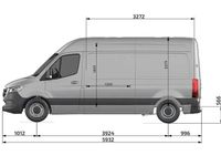 Usata Mercedes Sprinter 114 CV (83 kW) 2020 Blu Furgone