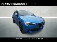 Usata Alfa Romeo Stelvio Quadrifoglio 510 CV (375 kW) 2020 Azzurro SUV