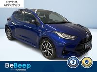 Usata Toyota Yaris Hybrid Lounge 115 CV (84 kW) 2021 Blu metallizzato Berlina
