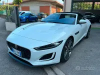 Usata Jaguar F-Type R-Dynamic 300 CV (220 kW) 2021 Bianco Cabrio