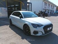 Usata Audi A3 Ambiente 116 CV (85 kW) 2021 Bianco Berlina
