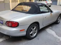 Usata Mazda MX5 110 CV (80 kW) 2003 Grigio metallizzato Cabrio