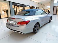 Usata Mercedes E250 Premium 204 CV (150 kW) 2014 Grigio Cabrio