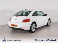 Usata VW Beetle Design 160 CV (117 kW) 2012 Bianco Utilitaria