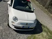 Usata Fiat 500 69 CV (50 kW) 2010 Bianco Cabrio