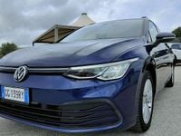 Usata VW Golf VIII Life 150 CV (110 kW) 2021 Blu/azzurro Station wagon