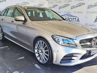 Usata Mercedes C220 Premium 196 CV (144 kW) 2019 Argento Station wagon