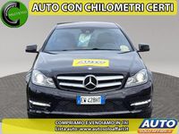 Usata Mercedes C220 Avantgarde 170 CV (125 kW) 2014 Nero Coupé
