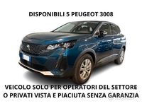 Usata Peugeot 3008 Active 130 CV (95 kW) 2022 Blu SUV
