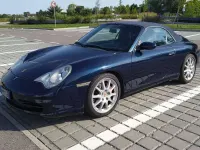 Usata Porsche 911 Carrera Cabriolet 300 CV (220 kW) 2000 Blu/azzurro Cabrio