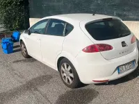 Usata Seat Leon 102 CV (75 kW) 2009 Bianco Berlina