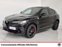 Usata Alfa Romeo Stelvio Quadrifoglio 510 CV (375 kW) 2021 Nero SUV