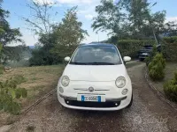 Usata Fiat 500 Lounge 69 CV (50 kW) 2011 Bianco Utilitaria