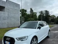Usata Audi A3 S-Line 150 CV (110 kW) 2019 Bianco Berlina