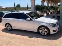 Usata Mercedes C220 Avantgarde 150 CV (110 kW) 2013 Bianco Station wagon