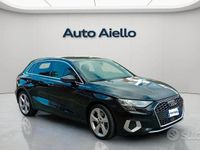 Usata Audi A3 Advanced 150 CV (110 kW) 2021 Nero Berlina