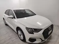 Usata Audi A3 Advanced 116 CV (85 kW) 2022 Bianco Berlina