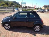 Usata Fiat 500C Lounge 69 CV (50 kW) 2019 Nero Cabrio