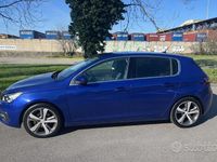 Usata Peugeot 308 Allure 131 CV (96 kW) 2019 Blu Berlina