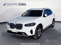 Usata BMW X3 Efficient Dynamics 190 CV (139 kW) 2022 Bianco SUV