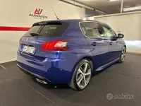 Usata Peugeot 308 GT-line 150 CV (110 kW) 2017 Blu Berlina