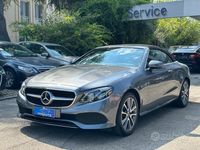 Usata Mercedes E220 Premium 194 CV (142 kW) 2017 Grigio Cabrio
