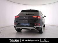 Usata VW T-Roc Style 110 CV (80 kW) 2022 Nero SUV