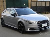 Usata Audi A3 Sportback S-Line 150 CV (110 kW) 2017 Grigio Utilitaria